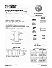 DataSheet MC74HC161A pdf